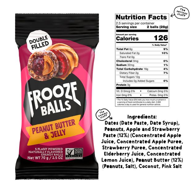 Frooze Balls Peanut Butter & Jelly — 8 Pack (5ct Each)