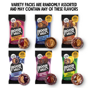 Frooze Balls Double Filled Energy Balls Variety Pack — 6 Packs (5ct Each)