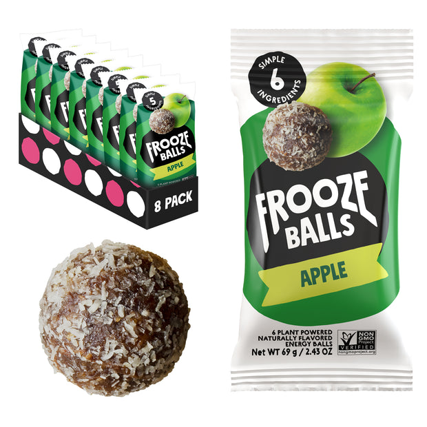 Frooze Balls Apple Fruit Ball Snack — 8 Packs (6-ct Each)