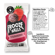 Frooze Balls Strawberry Fruit Ball Snack — 8 Packs (6-ct Each)